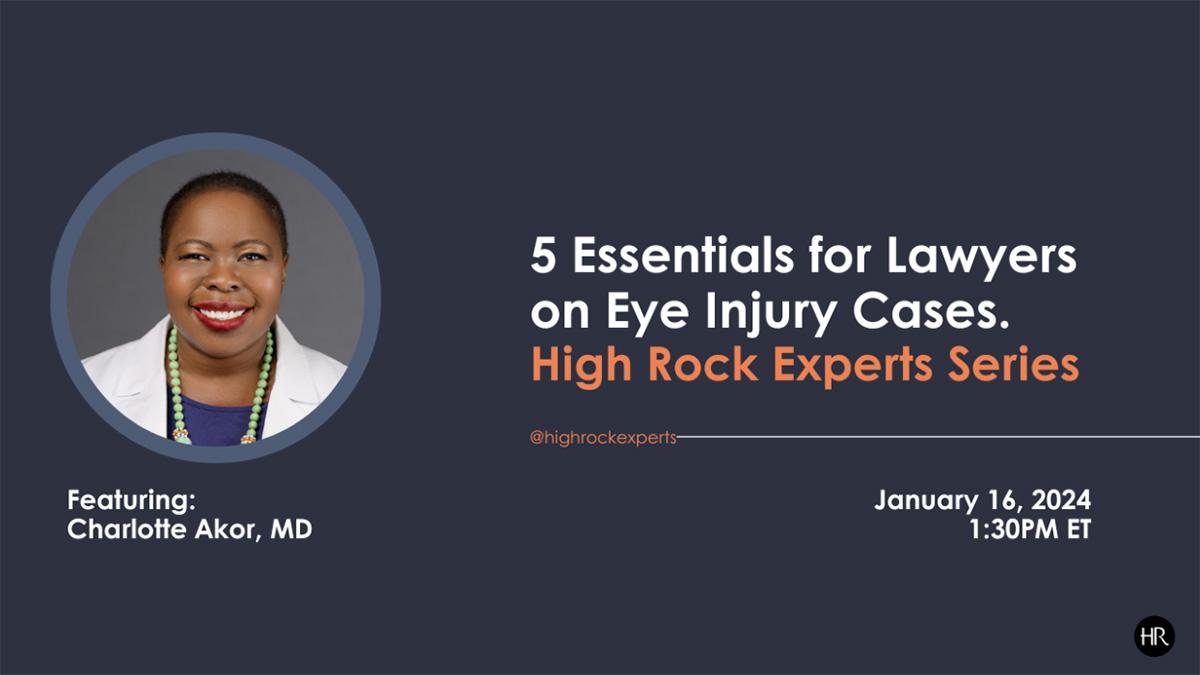 5 Essentials for Lawyers on Eye Injury Cases