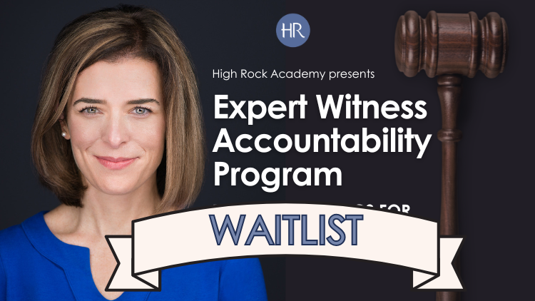 Expert Witness Accountability Program Waitlist Graphic