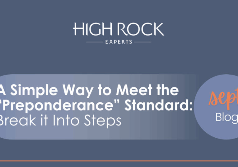 A Simple Way to Meet the “Preponderance” Standard Break it Into Steps-sept blog by Dr. sandip buch