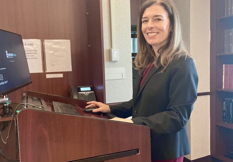 Amy Fogelman, MD presenting at Brown University GI Grand Rounds